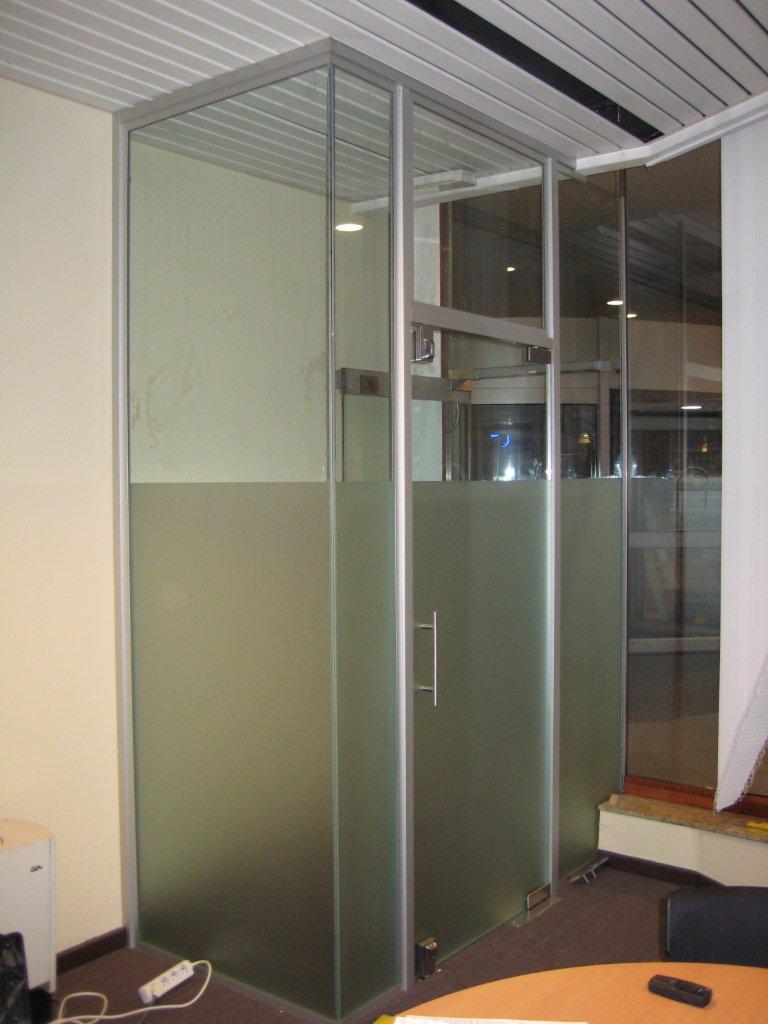 Cloison en verre