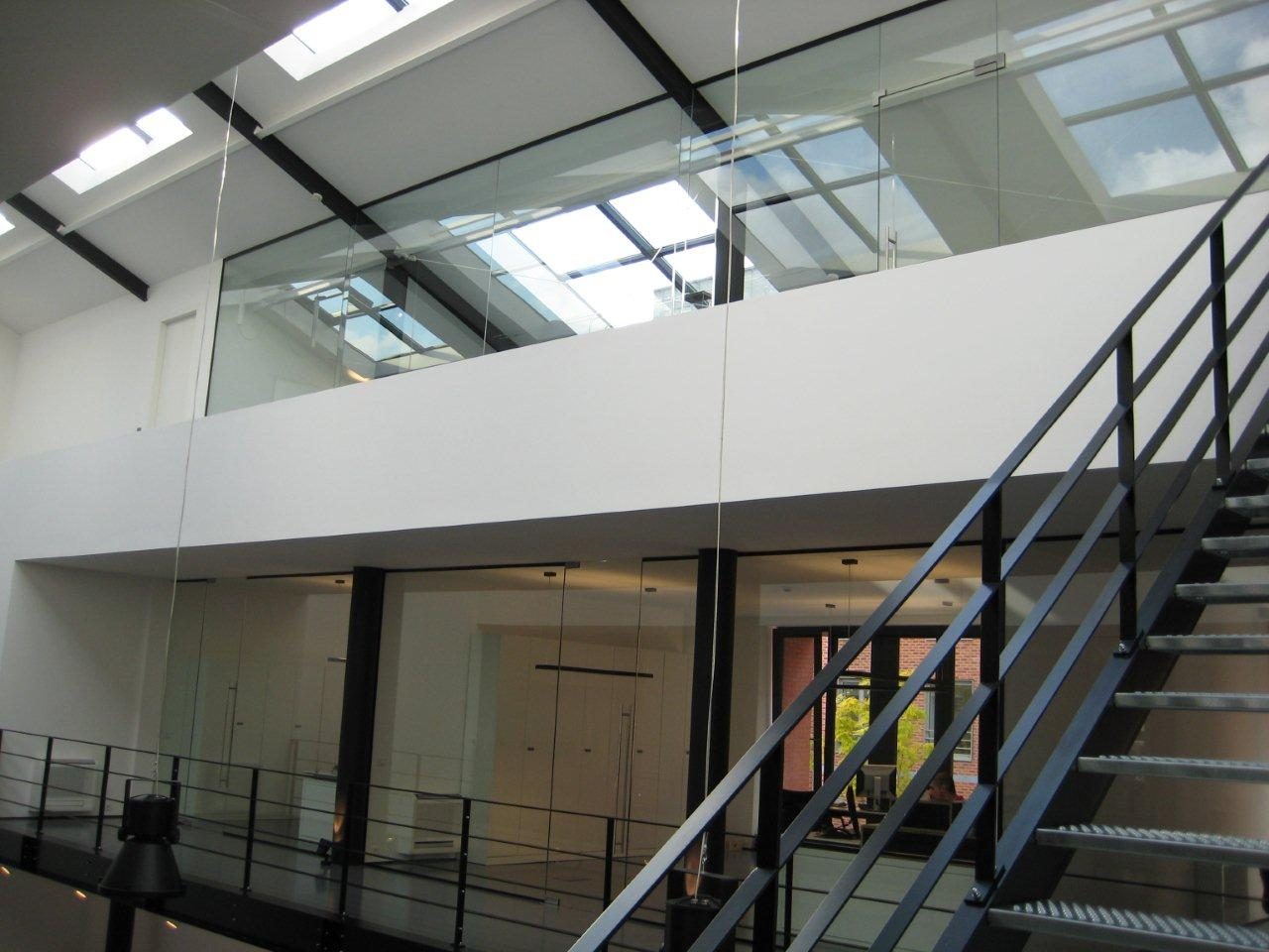 Garde-corps vitré – mezzanine
