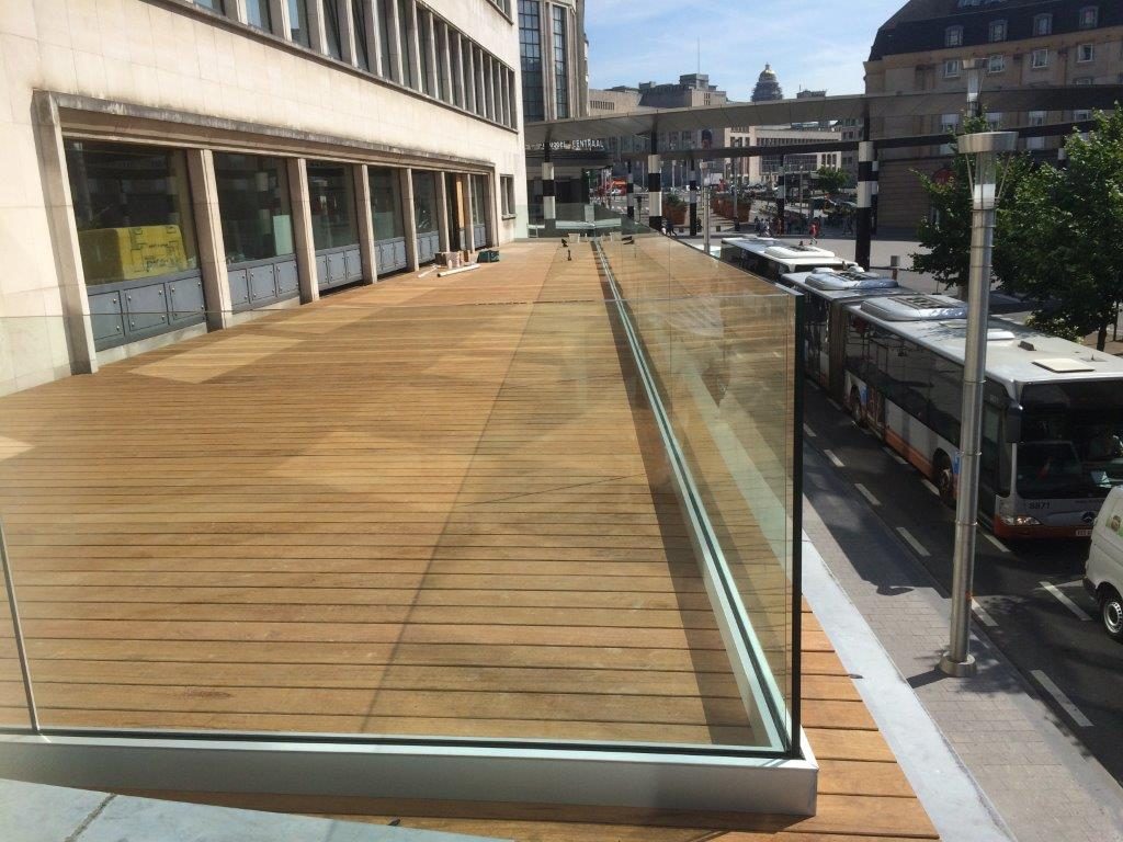 Garde-corps en verre – terrasse
