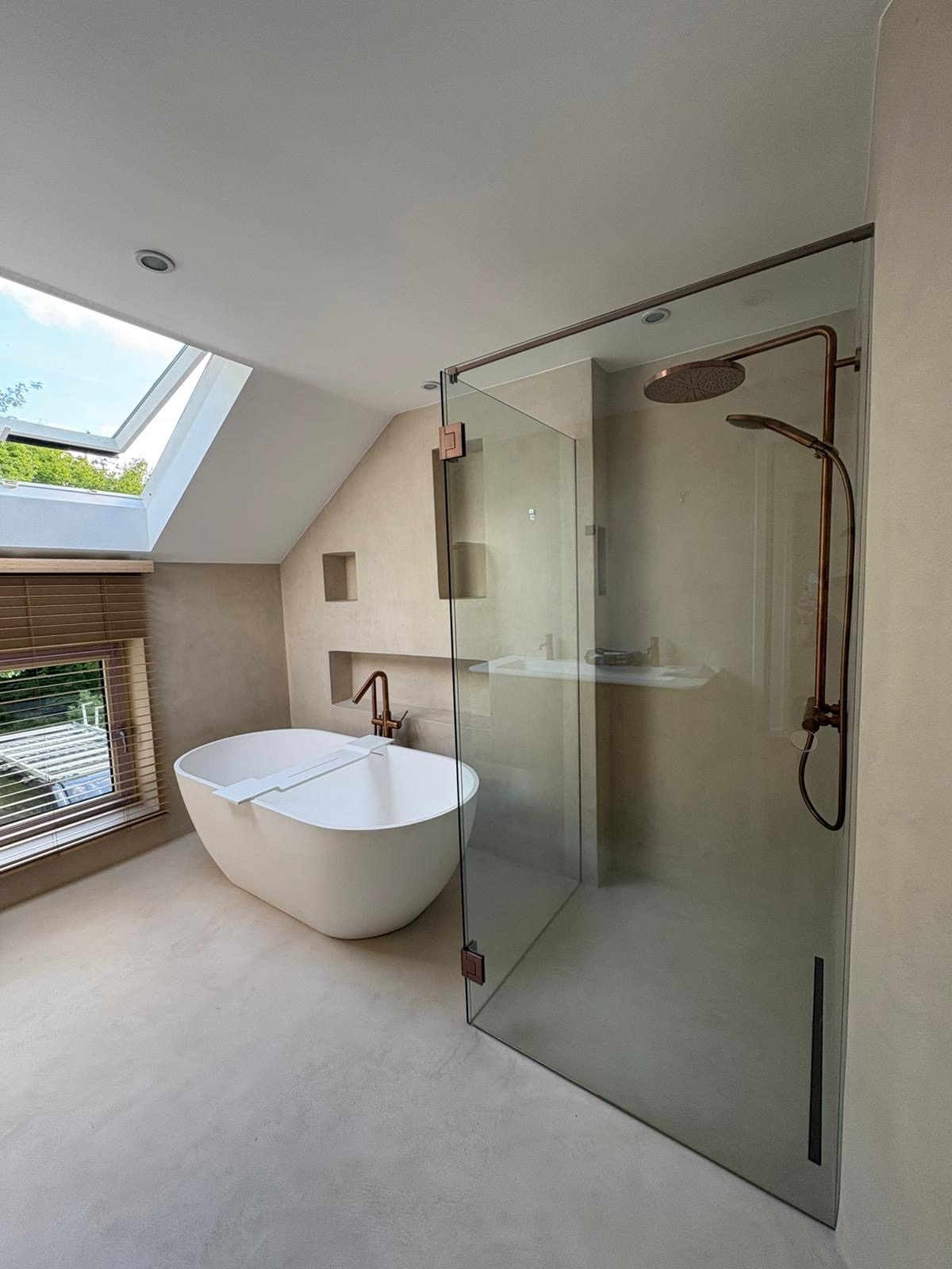 Paroi de douche en verre